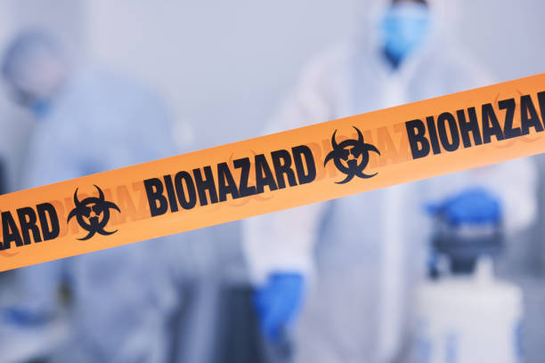 Professional Biohazard technician working in Asbury, IA